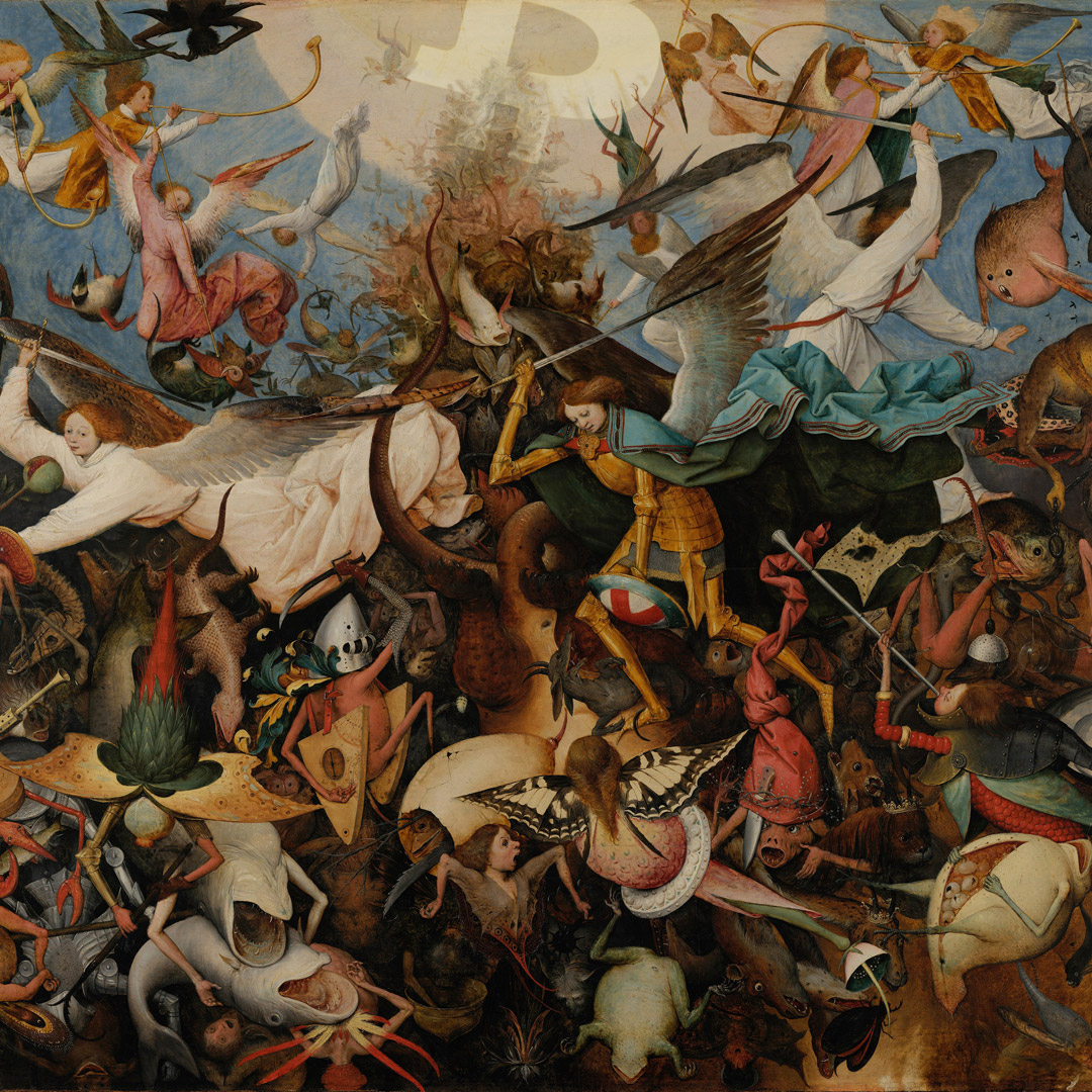 Week #5 2022 - Bitcoin BTC - Pieter Bruegel - The Fall of the Rebel Angels