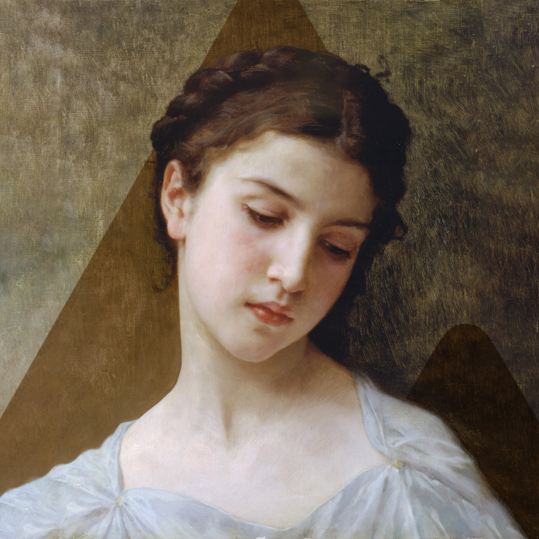 Week #24 2022 - Avalanche AVAX - William Adolphe Bouguereau - Head of a Young - Girl - 1898